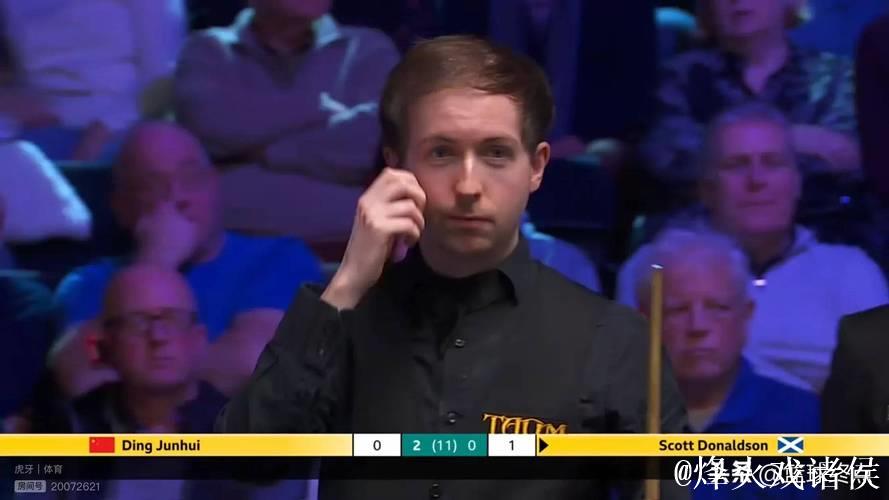 斯诺克英锦赛丁俊晖6-5唐纳森晋级八强将战特鲁姆普